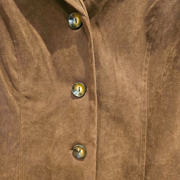 Sag Harbor Dark Brown Jacket or Top - Size 10 - Picture 4 of 6